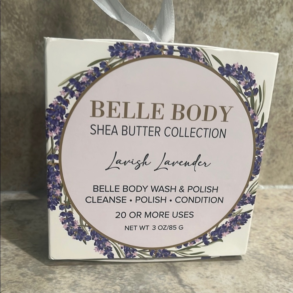 Lavender Vanilla Body Wash Purple and White